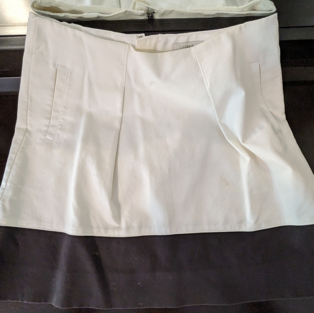 J. Crew color block skirt size 2